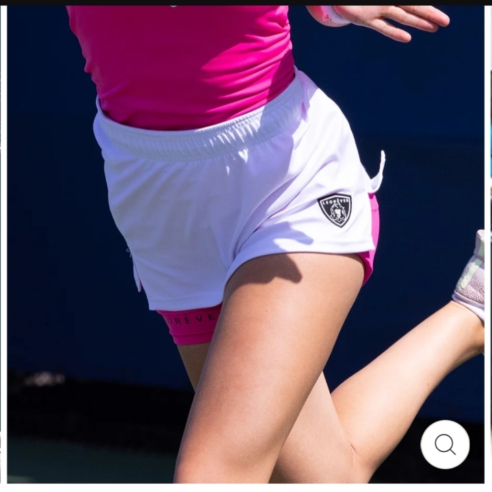 Leo Rêver Monte Carlo white tennis skirt size M